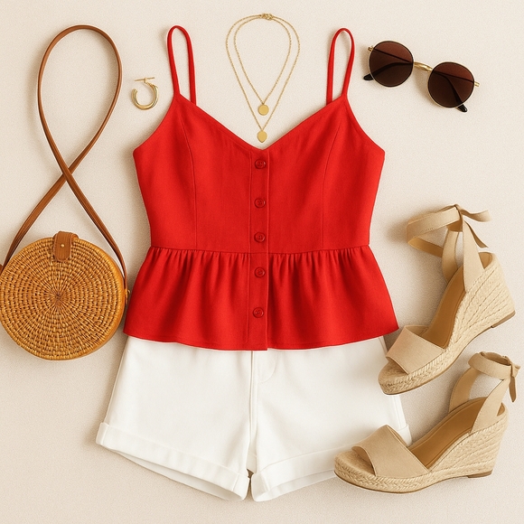 2 for $20 - Bustier Zipper Back cami top - Picture 13 of 13